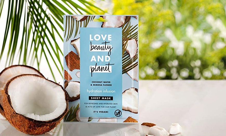 Image 3: Love Beauty and Planet Hydration Infusion Sheet Masks