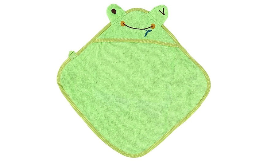 Image 6: Cartoon Hooded Towel for Pets