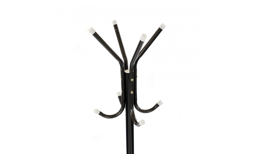 Image 8: Heavy-Duty Metal Coat Rack