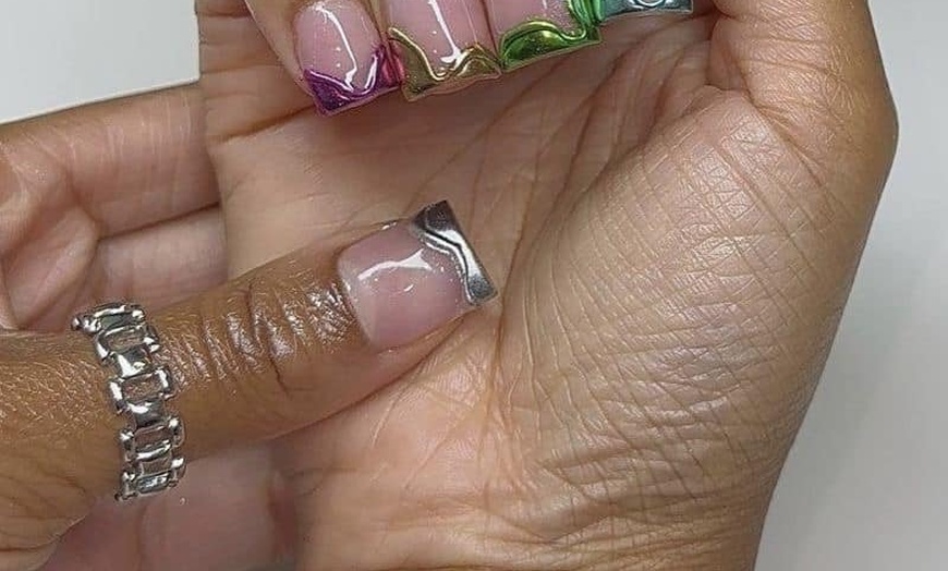 Image 17: Manicures with Color Coat, Gel, French or Acrylic + Gel Polish Options
