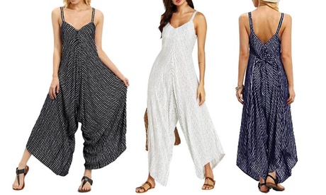 Combinaison sarouel pour femme avec imprimé