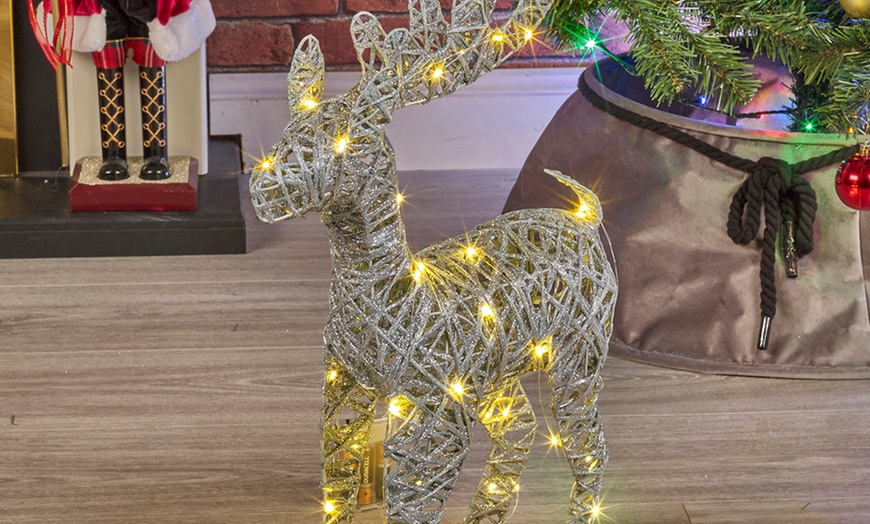 Image 25: LED Standing Christmas Reindeer