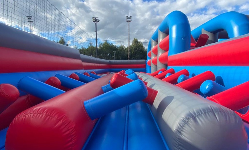 Image 19: Inflatable Bounce and Trampolines for One at Soccer Zone Halesowen