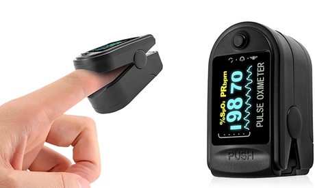 Pulsossimetro wireless da dito con cordino di 40 cm