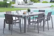 Ensemble de jardin 1 table avec rallonge automatique et 6 ou 8 fauteuils empilables, livraison offerte - Second Medium