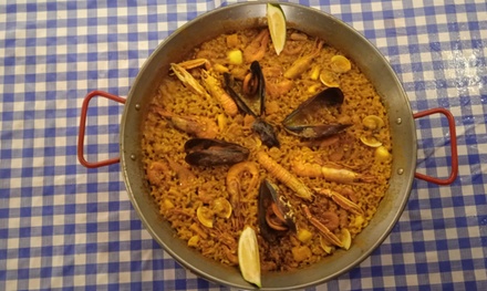 Para 2 personas: Menú mar y montaña con entrantes a compartir, 2 principales y 2 bebidas o 1 botella de vino - GOYO