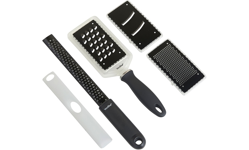 Image 3: Four-Piece Grater and Zester Set