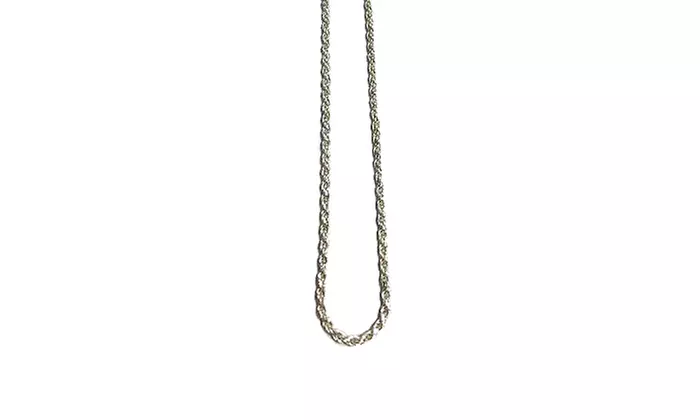 Sterling Silver Rope-Style or Love Heart Necklace at Bilin Jewellery (Up to 51% Off). Choose from Three Options. - Second Medium