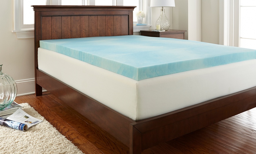 memory foam mattress topper double groupon