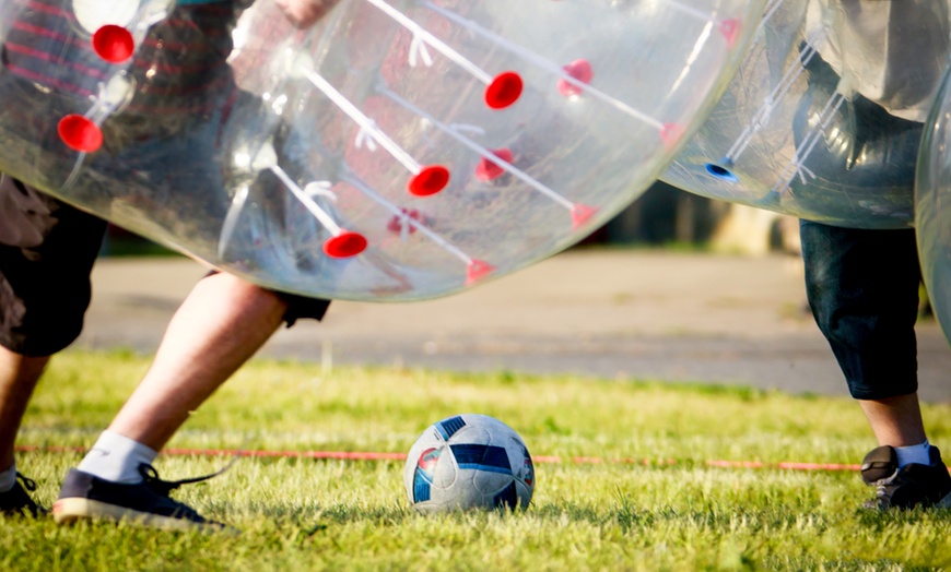 Image 1: Group Bubble Soccer