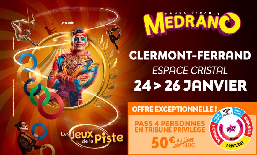 Image 1: « Les Jeux de la Piste » du Grand Cirque Medrano à Clermont-Ferrand