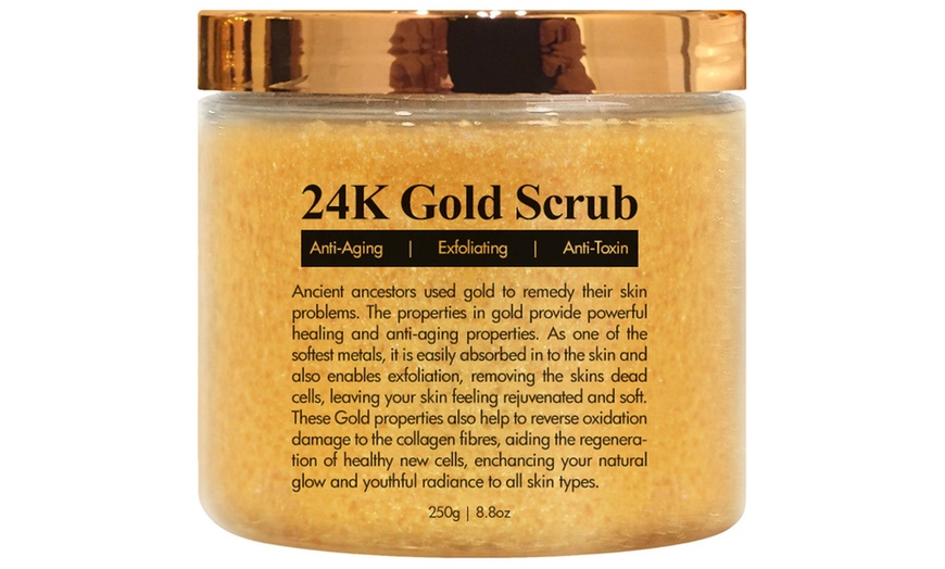 Image 3: Face and Body 24ct Gold Scrub