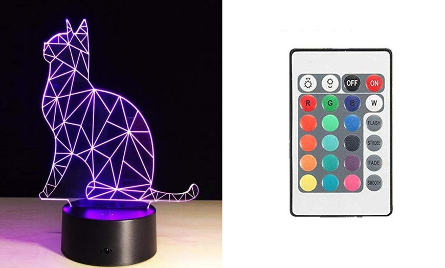 Image 2: 3D LED Night Light