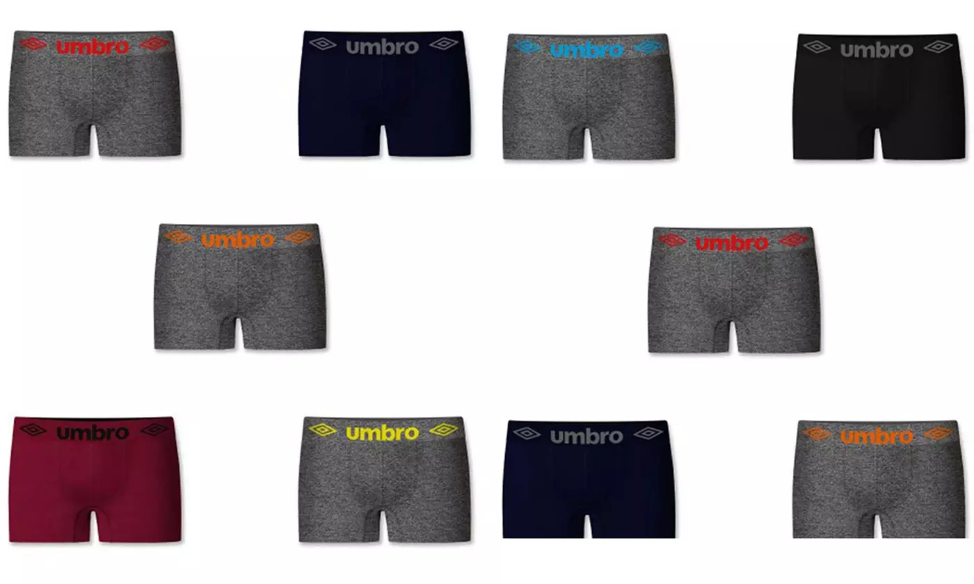 Pack de 5 boxers microfibres pour Homme de la marque Umbro - Second Medium