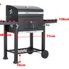 Image 34: Charcoal BBQ Grill with a Trolley in Various Sizes