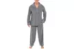 Alexander Del Rossa Men's Fleece Long-Sleeve Pajama Set (2-Piece) - Second Medium