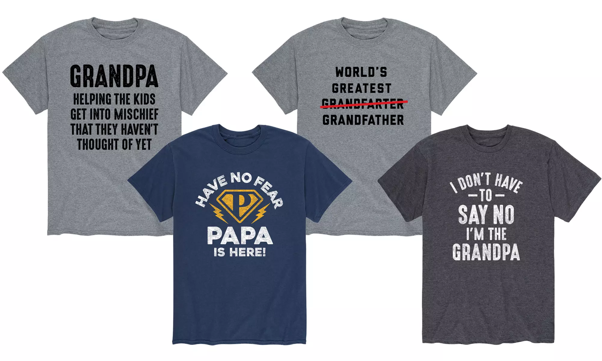 Funny Graphic Tees for Grandpa (S-3XL) - Primary Image