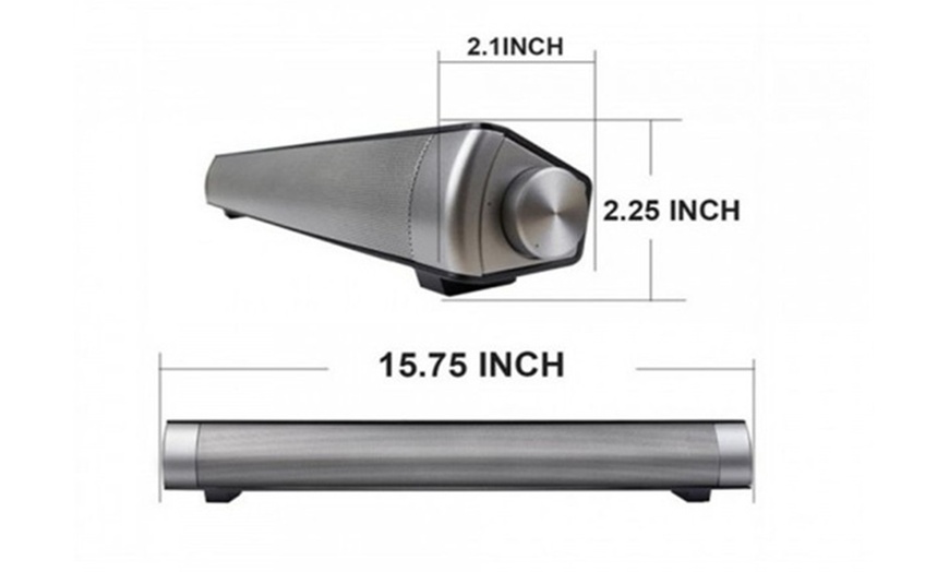 Image 11: Bluetooth Soundbar with Remote