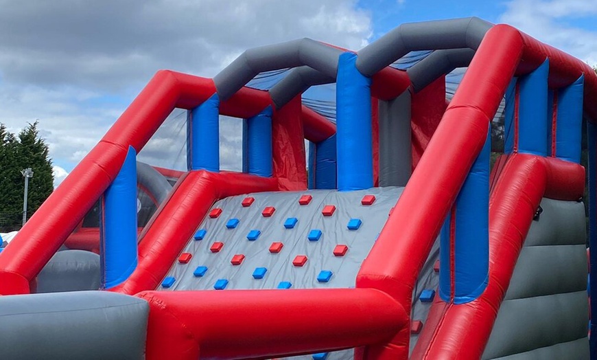 Image 13: Inflatable Bounce and Trampolines for One at Soccer Zone Halesowen