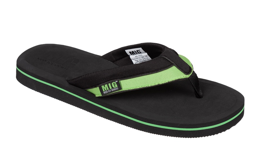 Image 4: MIG Men's Classic Flip Flops