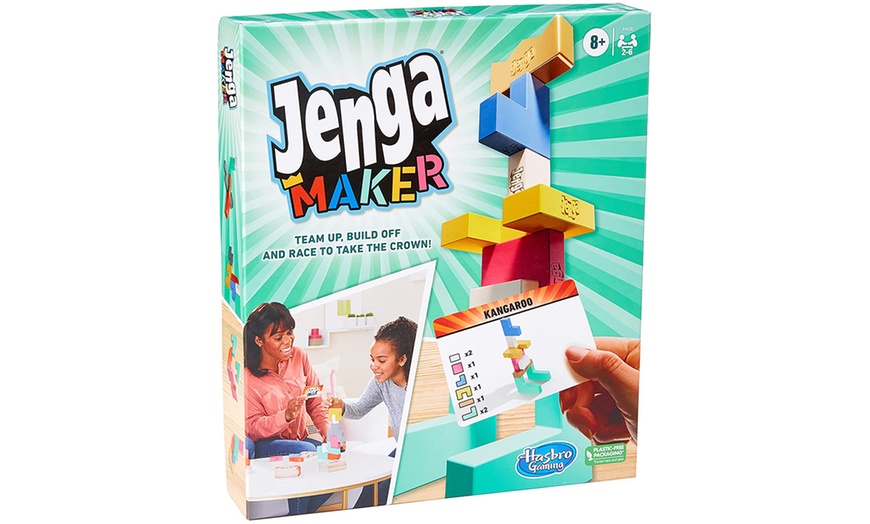 Image 1: Hasbro Games Jenga Maker