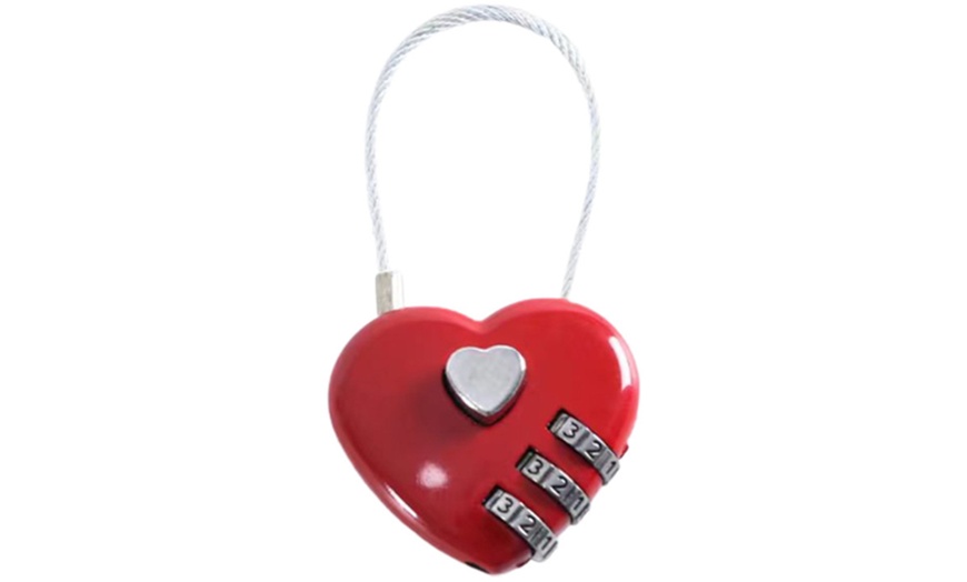 Image 2: Heart-Shaped Password Lock