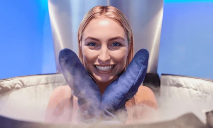 Image 1: 1 or 2 30 Minute Assisted Stretches & Whole Body Cryotherapy Sessions