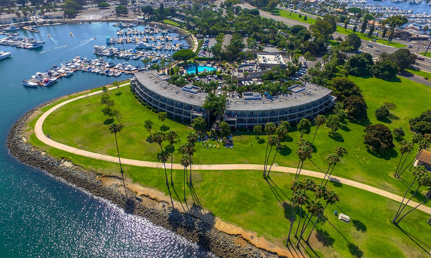 Waterfront Resort on Mission Bay with Two Heated Pools