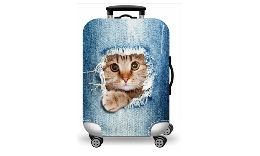 Image 3: Character Luggage Cover