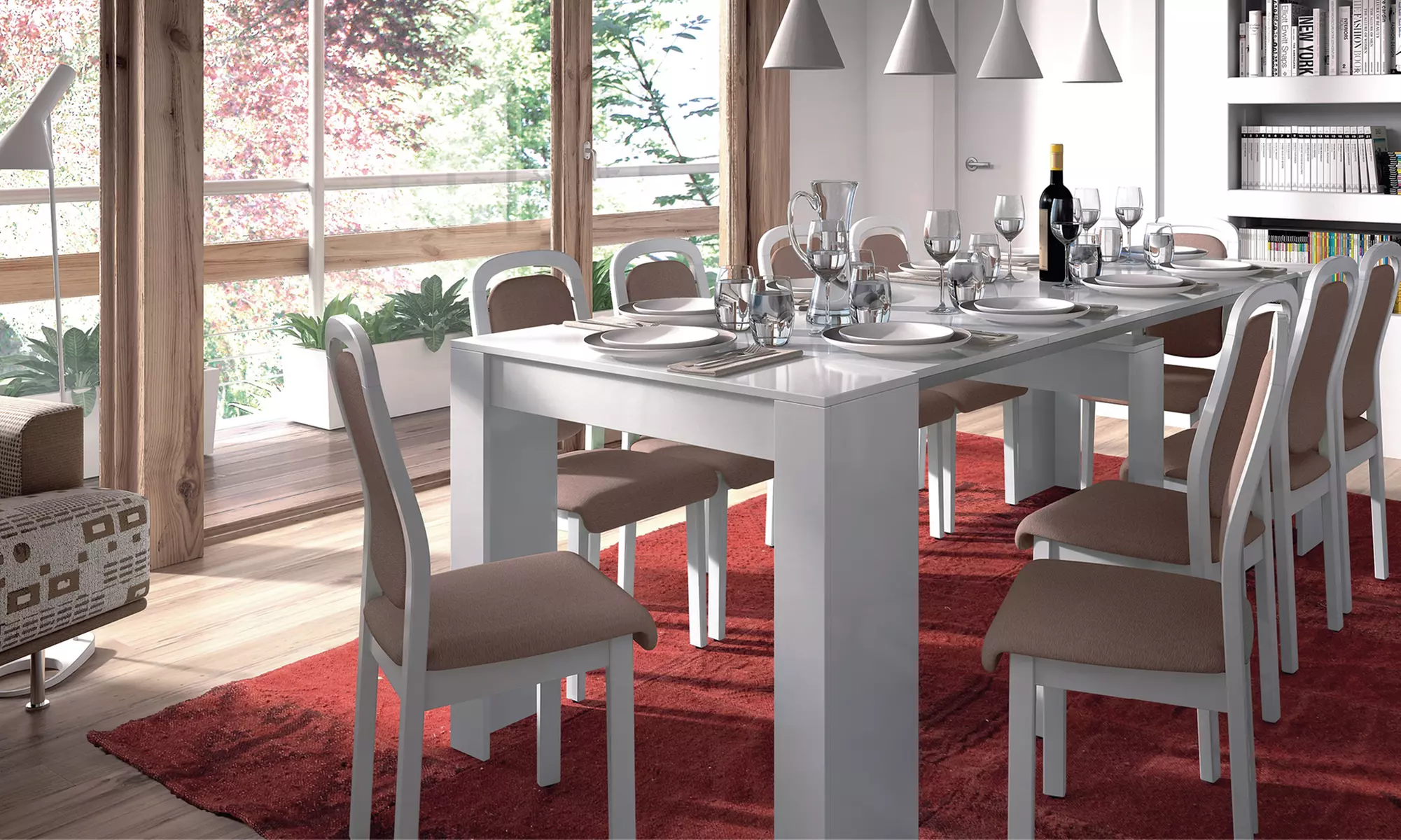 Ausziehbarer Konsolentisch „Prime"