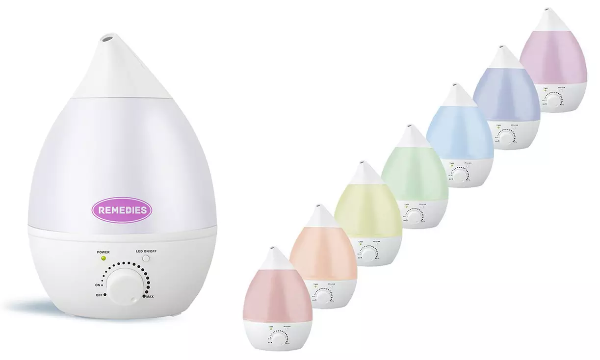 Ultrasonic Cool Mist Humidifier and Aroma Diffuser - Primary Image