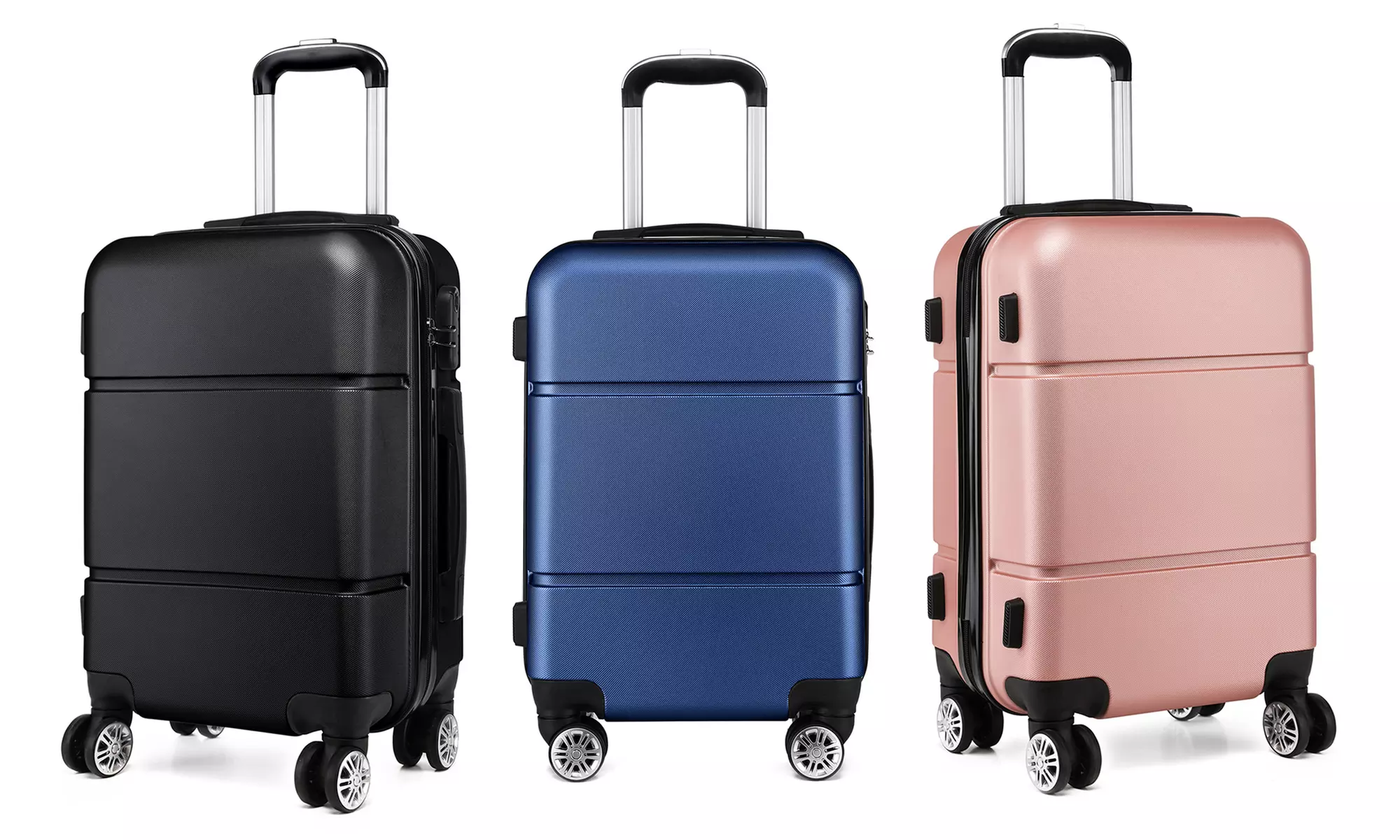 Kono 20" Premium ABS Cabin Carry-On Suitcase with Combination Lock