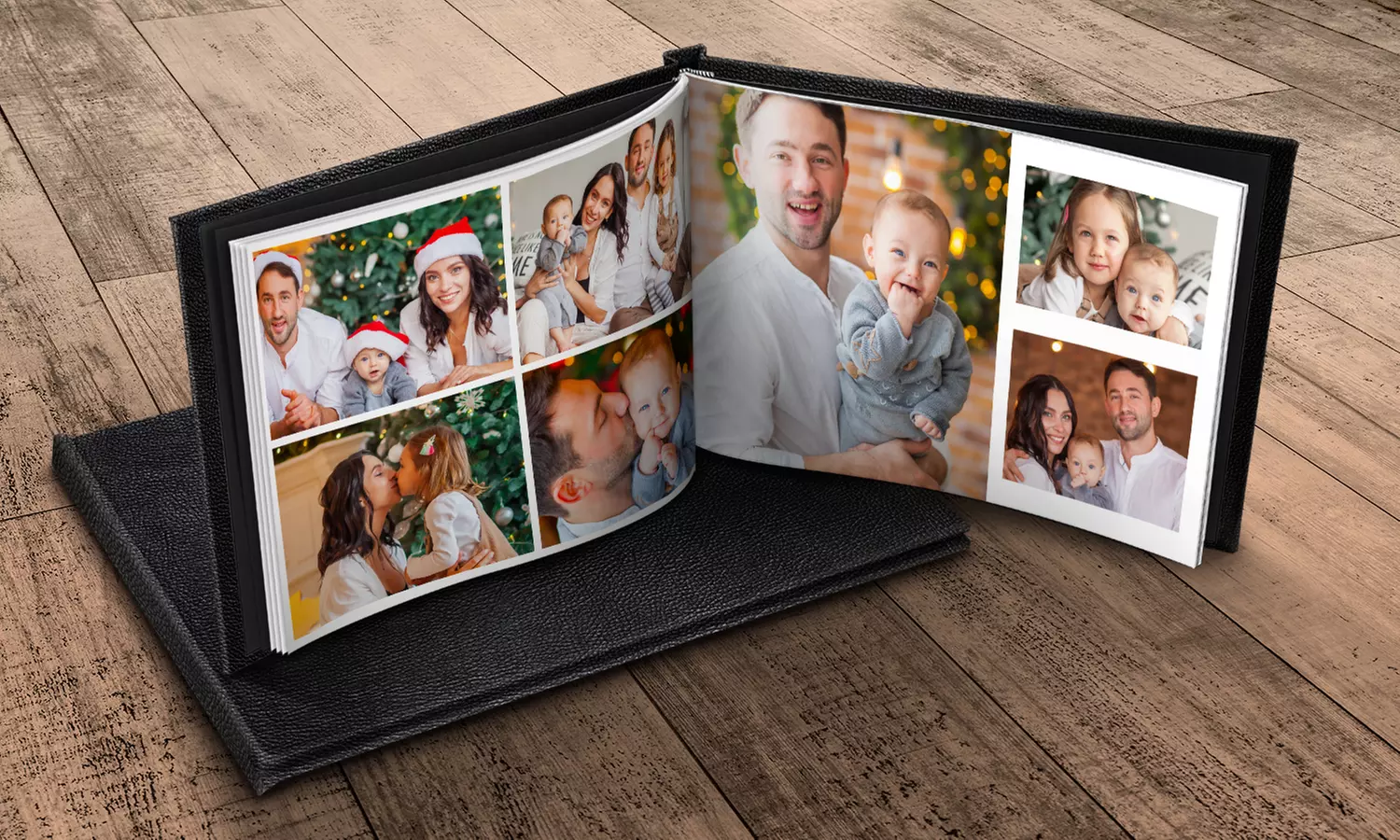 Livre photo en cuir personnalisable