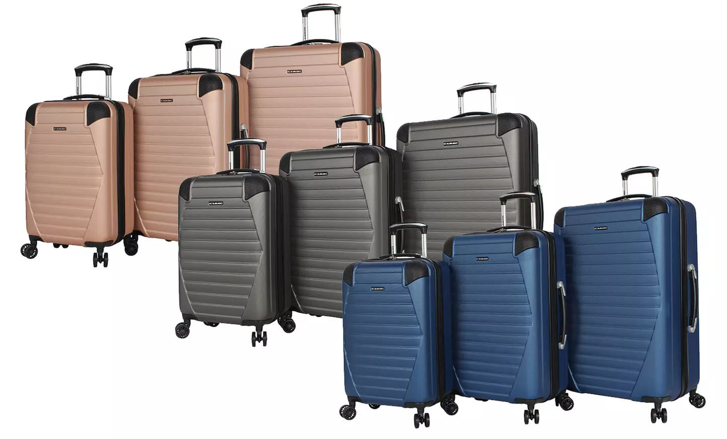 CIAO! Phoenix Upright Spinner Hardside Luggage Set (3-Piece) - Primary Image