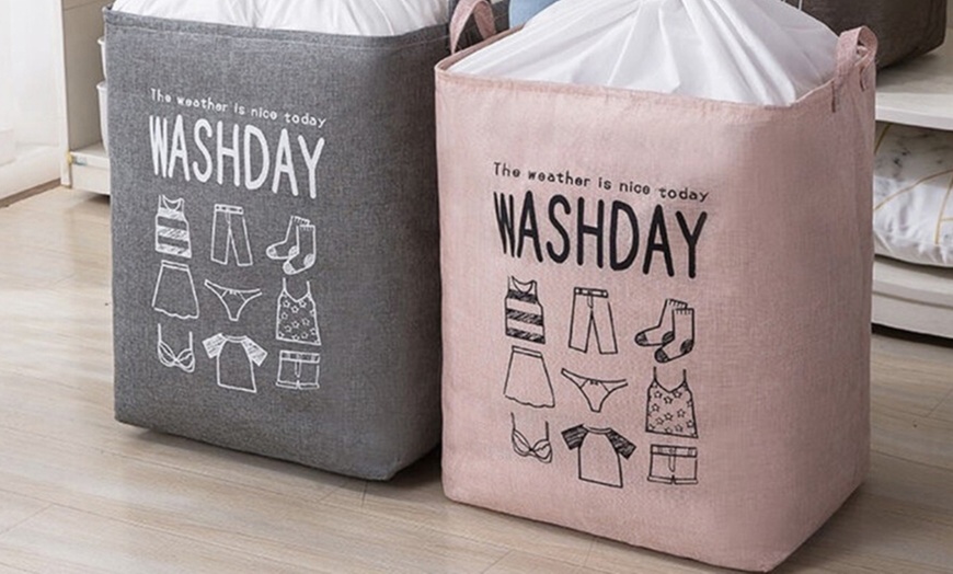 Image 14: One or Two Large Volume Laundry Baskets