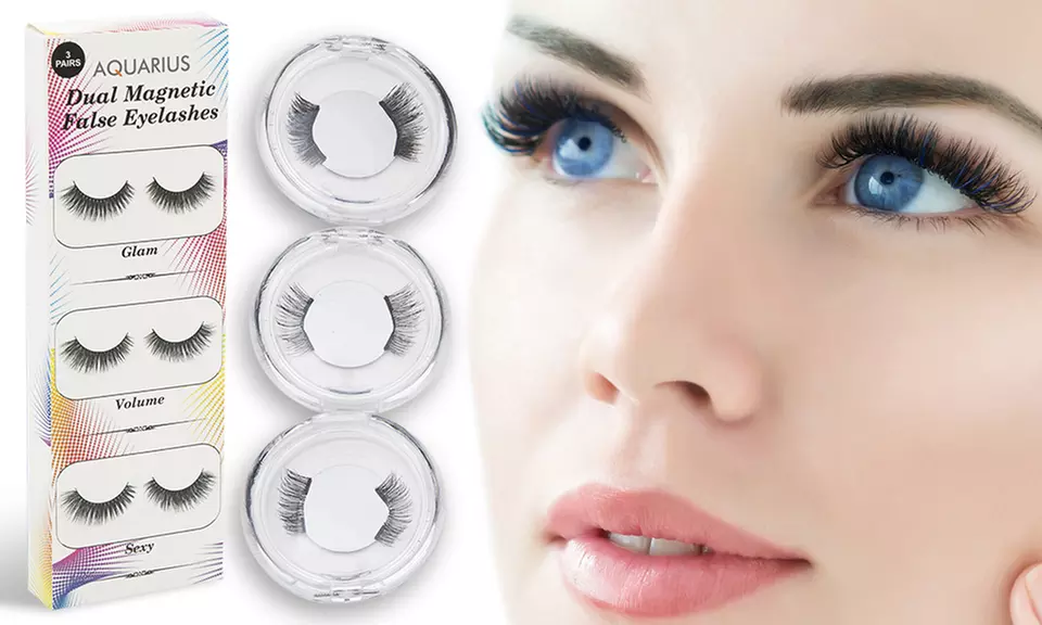 Kit 4 Paires De Faux Cils Magnétiques Réutilisables MYTEX-SHOP - Effet 3D Naturel Et Volumineux