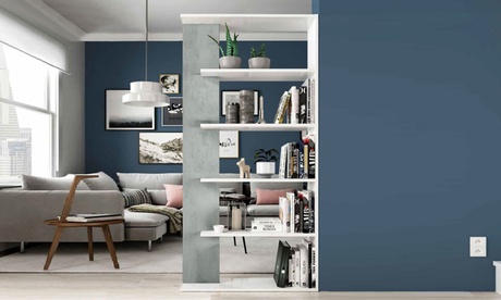 Libreria Dmora con 5 ripiani, disponibile in 2 colori