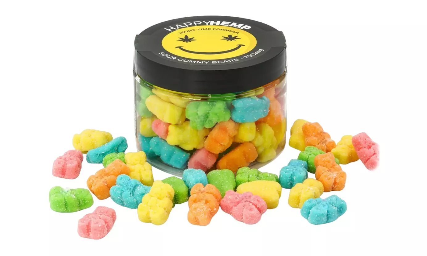 CBD Gummies for Sleep from Happy Hemp (250mg-1500mg)