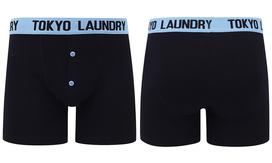 Image 19: Two-Pack of Tokyo Laundry Men's Stripe Print Boxers