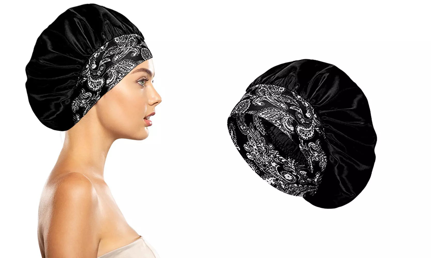 Women's Silky Satin Head Scarf Hair Wrap Cap Hat Headband Sleeping Bonnet