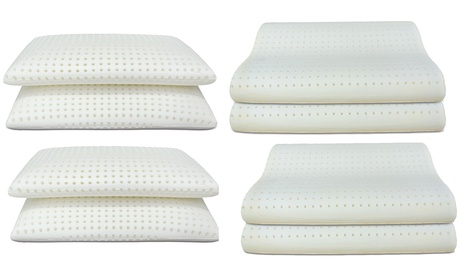 4 cuscini forati Baldiflex Made in Italy in memory foam disponibili nel modello saponetta o ortocervicale