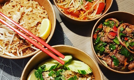 Menu thaïlandais en 3 services pour 2 ou 4 personnes, dès 29,90 € au restaurant Pad Thai