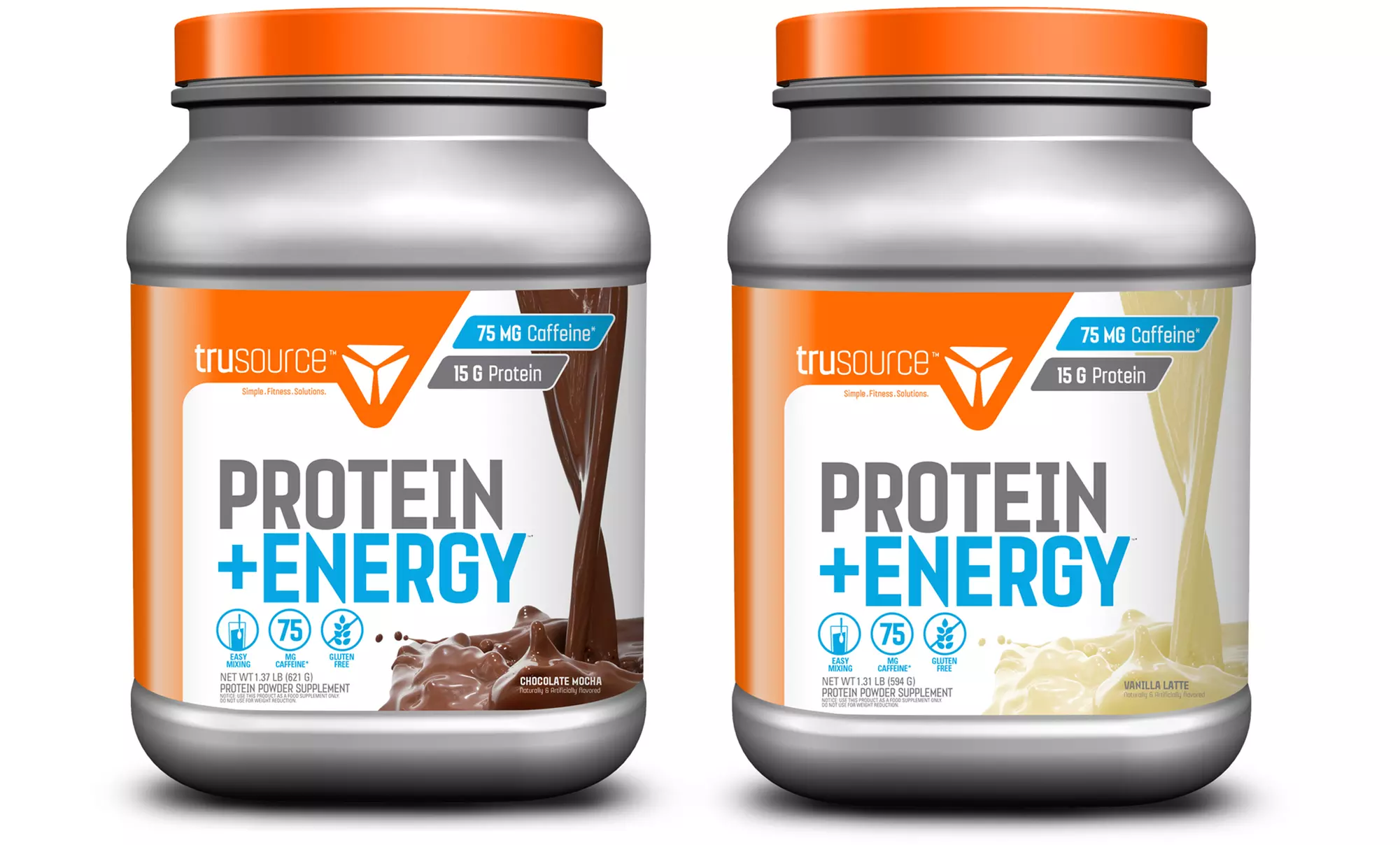 TruSource Protein+Energy Powder Supplement (27 Servings; 1- or 2-Pk.) - Primary Image