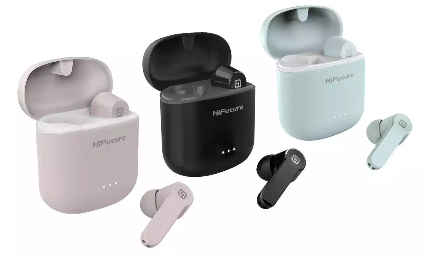 HiFuture FlyBuds True Wireless Bluetooth 5.0 Earbuds with Charging Case - Primary Image