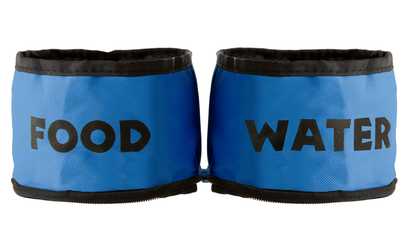 PETMAKER Collapsible Travel Pet Bowl Set (2-Pack)