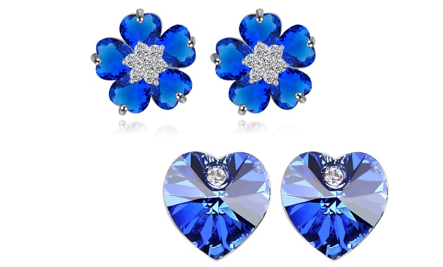 Image 15: Boucles d'oreilles fleur ou cœur