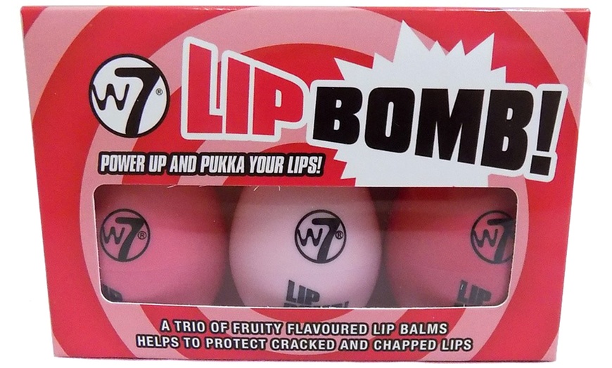 Image 1: W7 Lip Bomb Trio