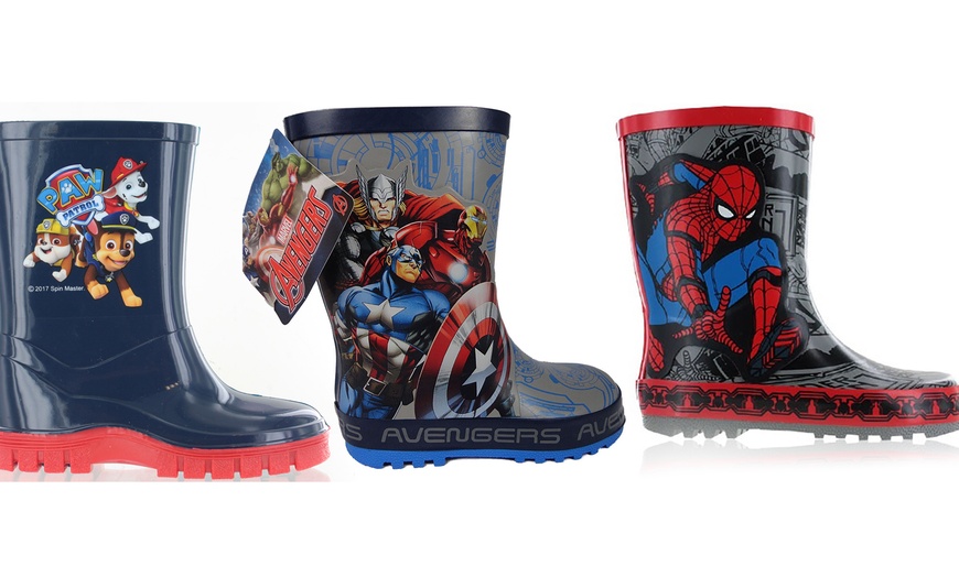 Image 1: Kids' Character-Themed Wellies 