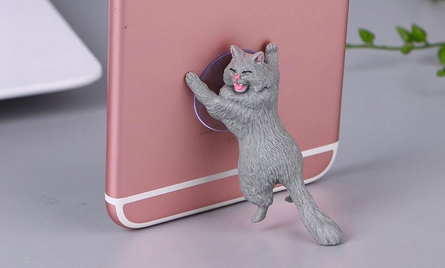 Image 4: Support de téléphone en forme de chat