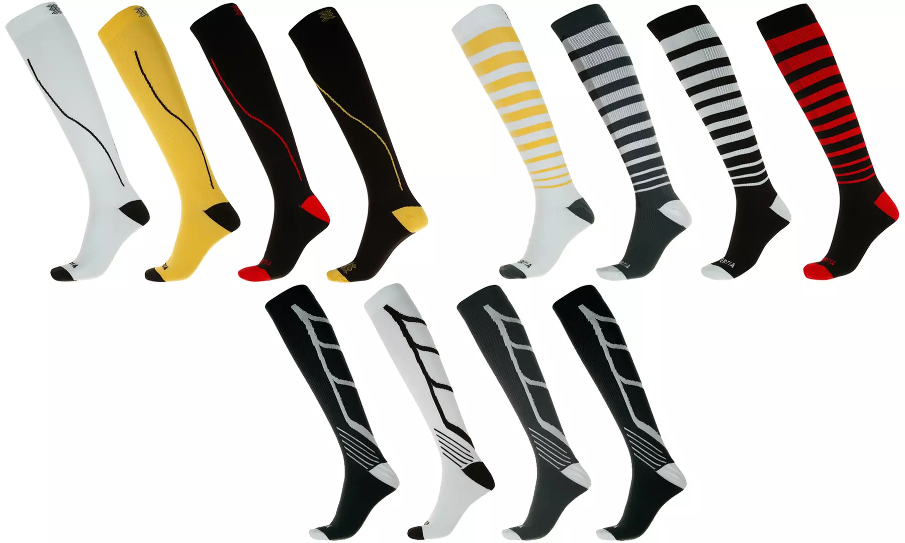 Xertia Men's Compression Socks (4-Pairs) - Primary Image